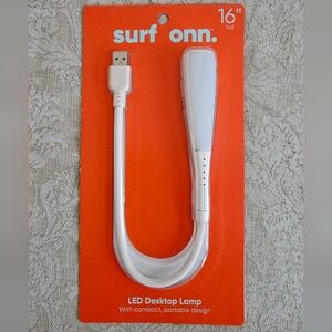 SURF ONN DESKTOP USB LED LIGHT LAMP - white